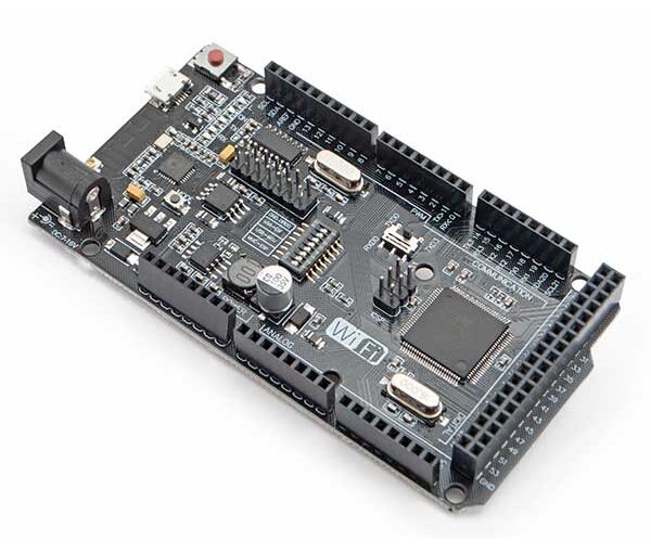 Board con ATMEGA2560 e modulo WIFI SoC ESP8266