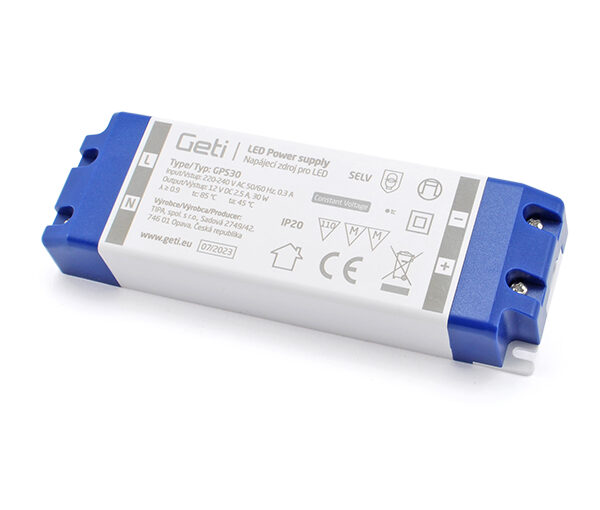 Alimentatore per LED 12Vdc - 30W - 2,5A