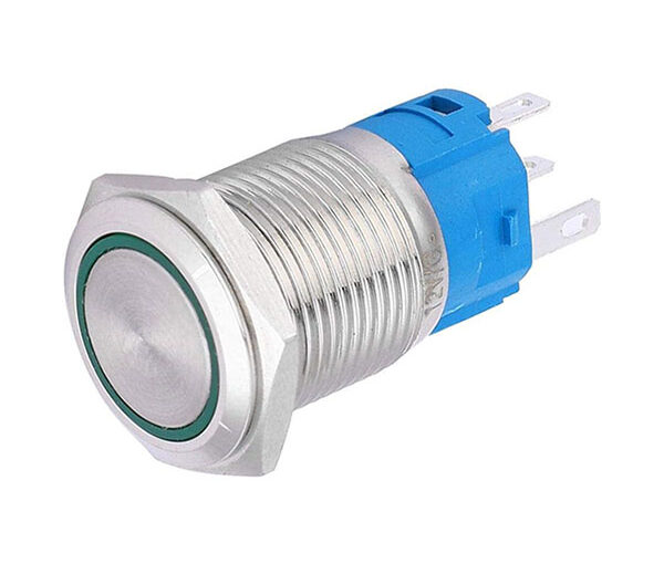 Deviatore antivandalo LED verde