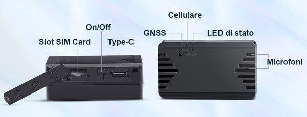 Localizzatore GPS 4G LTE – 2G GSM/GPRS/EDGE