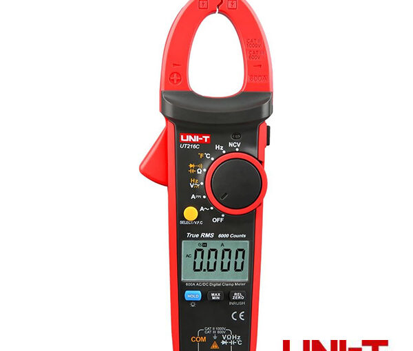 Pinza amperometrica 600A - 6000 conteggi - UNI-T