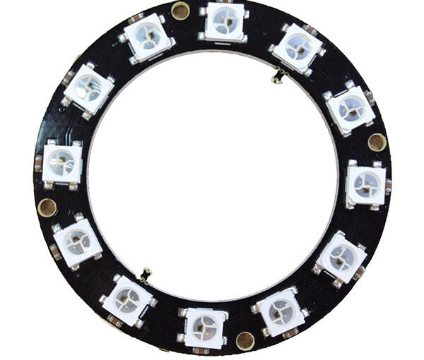 Anello con 12 LED RGB WS2812 e driver integrato