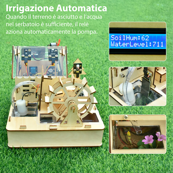 Smart Eco House in kit con manuale - Irrigazione automatica