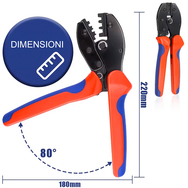 30 Connettori A 2 Poli Herbst 18-22 AWG – Senza Spellatura, Con Pinza, 9A 300V, Per Auto, Camion E Barche