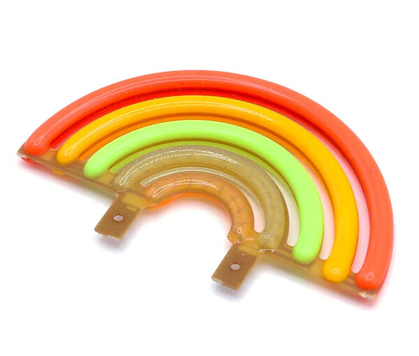 LED COB 3V effetto arcobaleno