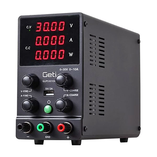 Alimentatore da laboratorio regolabile 0-30V 10A con display LED