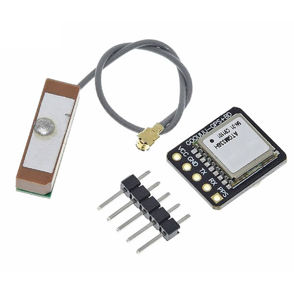 Modulo GPS ATGM336H con antenna attiva, supporto GNSS (GPS, Beidou, GLONASS), UART 3,3–5V