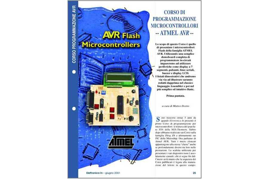 Corso di programmazione microcontrollori –ATMEL AVR–